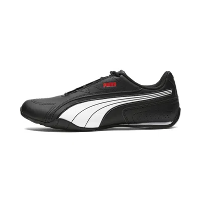 Puma Redon Bungee Shoes In Black- White-high Risk Red