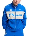 Puma Relaxed Speed Driver Series Graphic Track Jacket In Blue