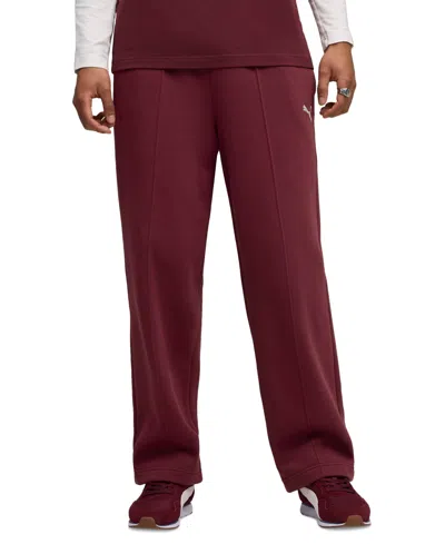Puma Men's Relaxed Pinnacle Pintuck Sweatpants In Red