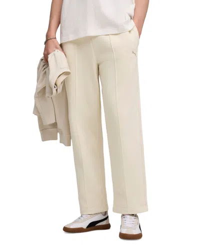 Puma Men's Relaxed Pinnacle Pintuck Sweatpants In White