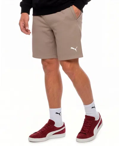 Puma Men's Relaxed-fit Shorts, 8" Inseam In Gold