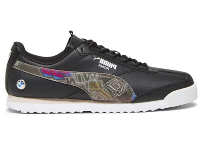 Pre-owned Puma Men's Roma Via Bmw Motorsport Sneakers In /black