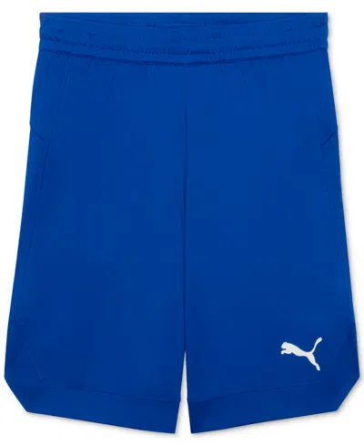Puma Men's Rtg Regular-fit 10" Drawstring Shorts In Blue