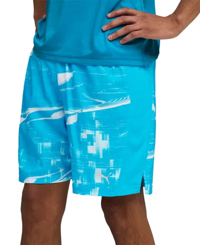Puma Men's Run Velocity 7" Shorts In Blue