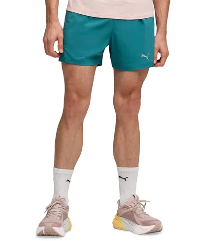 Puma Men's Run Velocity Shorts In Blue