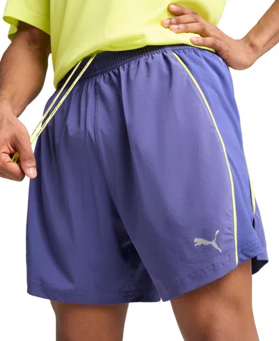Puma Men's Run Velocity Shorts In Blue
