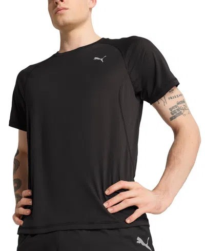 Puma Men's Run Velocity T-shirt In  Black