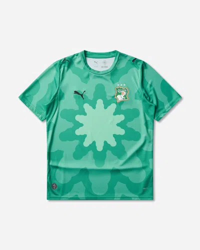 Puma Men S Côte D Ivoire X Salehe Bembury Goalkeeper Jersey Sparkling In Green