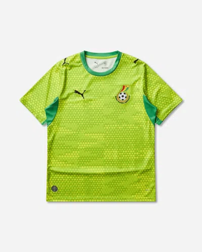 Puma Men S Ghana X Salehe Bembury Goalkeeper Jersey Lime Smash In Green
