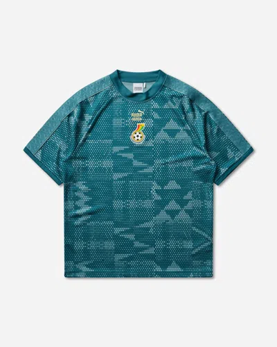 Puma Men S Ghana X Salehe Bembury King Jersey Emerald Ice In Green