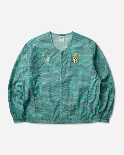 Puma Men S Ghana X Salehe Bembury King Track Jacket Jade Frost In Green
