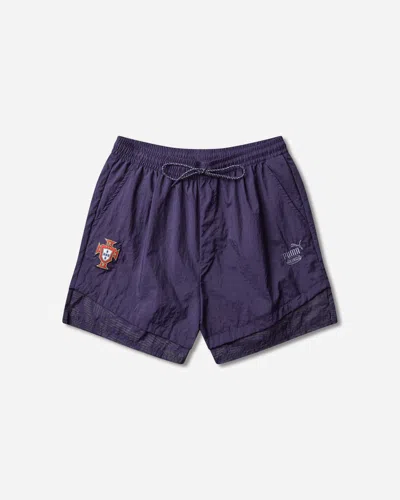 Puma Men S Portugal X Salehe Bembury King Relaxed Shorts Deep Plum In Purple
