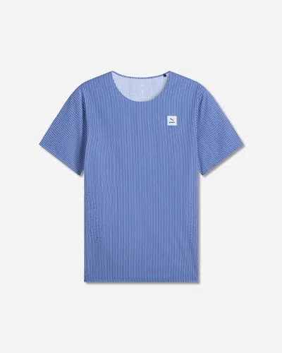 Puma Men S Saysky Ultraweave Performance Fit T-shirt Cobalt Glaze In Blue