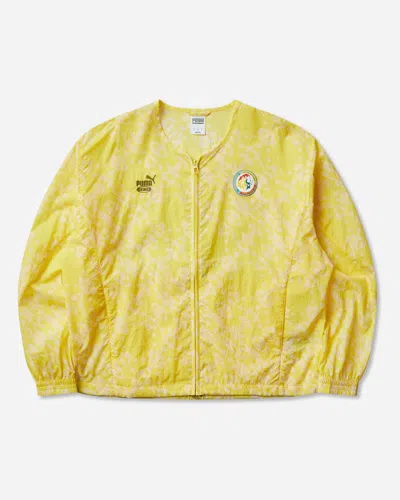 Puma Men S Senegal X Salehe Bembury King Track Jacket Pineapple Ice In Yellow