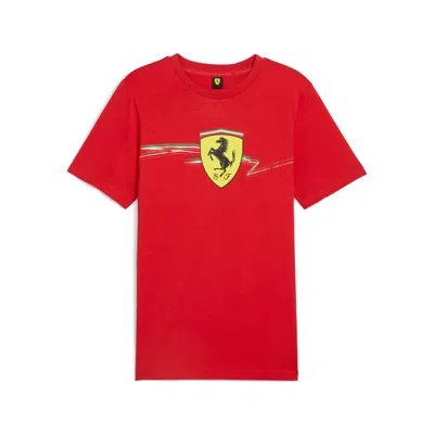 Puma Men's Scuderia Ferrari Race Big Shield Tee In Multi