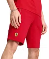 Puma Men's Scuderia Ferrari Regular-fit 10" Race Sweat Shorts
