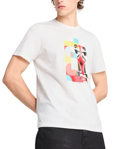 Puma Men's Scuderia Ferrari Regular-fit Race Car Graphic T-shirt