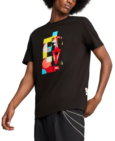 Puma Men's Scuderia Ferrari Regular-fit Race Car Graphic T-shirt