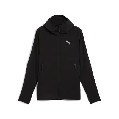 Puma Men's Seasons Softshell Jacket In Black