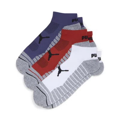 Puma Men's Select Terry Low Cut Socks (3 Pairs) In Assorted Colours