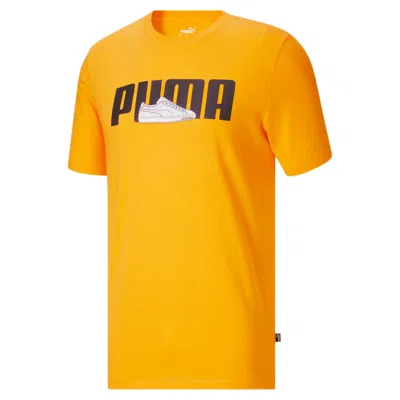 Puma Men's Sneaker Tee In Yellow