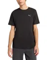 Puma Wardrobe Essentials Men's T-shirt In  Black