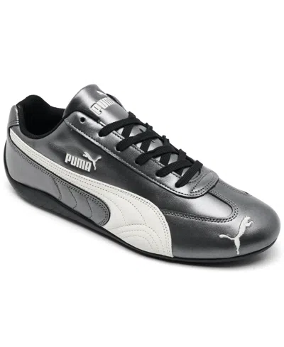 Puma Speedcat Metallic Unisex Shoes In Gray