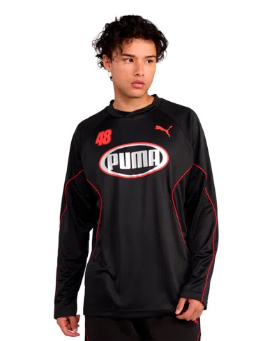 Puma Men's Sport Long-sleeve T-shirt In Black
