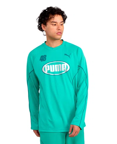 Puma Men's Sport Long-sleeve T-shirt In Green