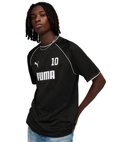 Puma Men's Sport Pinnacle Football Graphic Jersey In Black