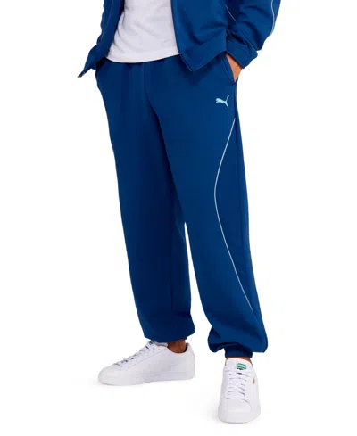Puma Men's Sport Regular-fit Track Pants In Blue