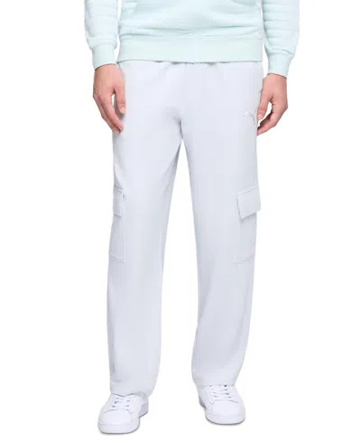 Puma Men's Sport Relaxed Cargo Pants In White