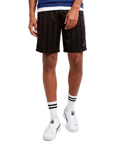 Puma Men's Sport Stripe Shorts In Black