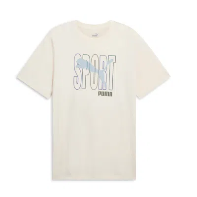 Puma Men's Sport Tee In Beige