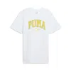 Puma Squad Big Logo Men's T-shirt In White