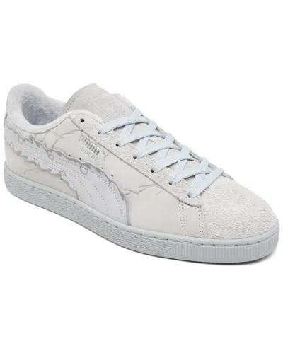 Puma X One Piece Straw Hat Luffy Suede Sneakers In Gray