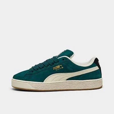Puma Suede Xl Levels Sneakers In Green And White In Multi