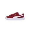Puma Suede Xl Man Sneakers Burgundy Size 13 Leather In Team Regal Red/white