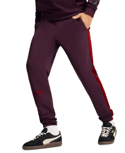 Puma Men's T7 Play Loud Jogger Sweatpants In Midnight Plum