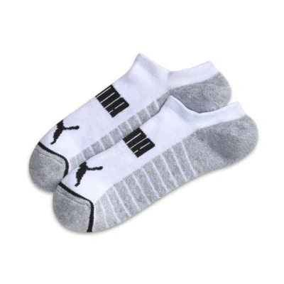 Puma Men's Terry Low Cut Socks (3 Pairs) In Gray