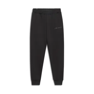 Puma Tonal Graphic Sweatpants In Black