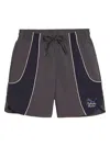 Puma X Kidsuper Colorblock Nylon Shorts In Grigio