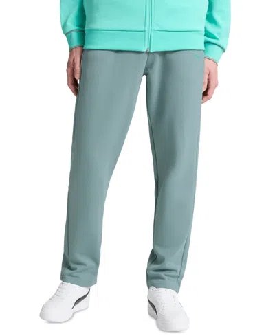 Puma Men's Vintage Textured Track Pants In Green