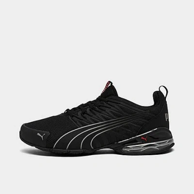 Puma Voltaic Evo Running Shoes In Black-stormy Slate-for All Time Red