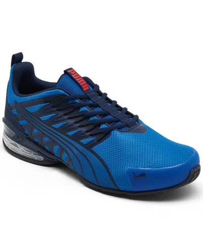Puma Men's Voltaic Evo Running Sneakers From Finish Line In Royal,black