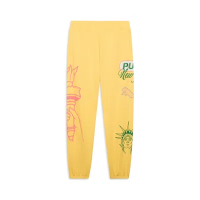 Puma Men's Wardrobe Essentials Bright Lights Nyc Flagship Sweatpants In Multi