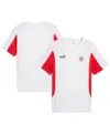 Puma Men's White Chivas Ftblarechive T-shirt In Red