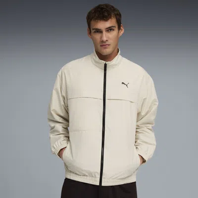 Puma Men's Windbreaker Jacket In Neutral