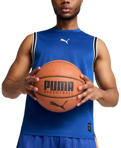 Puma Men's Winning Shot Regular-fit Mesh Logo Tank Top