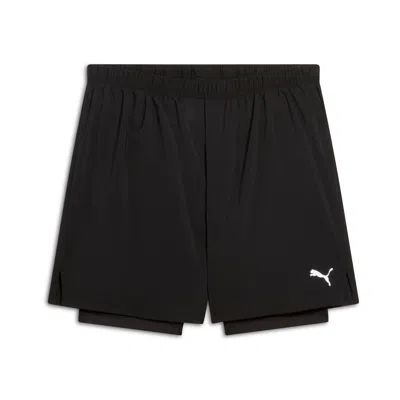Puma Men's Woven 2-in-1 Shorts In Black